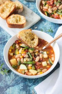 A Vegetable & White Bean Soup