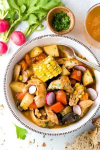 Beer-Braised Chicken Stew With Vegetables