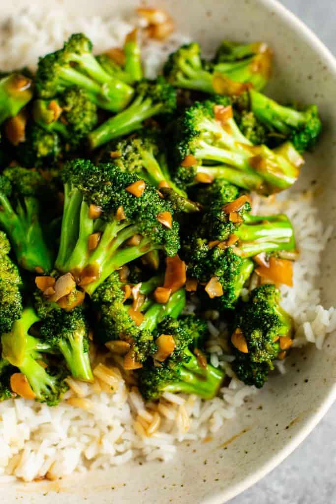 Broccoli with Garlic Sauce