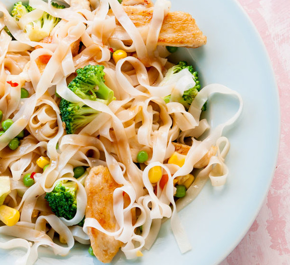 Chicken and Veggie Noodle Stir-Fry