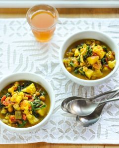 Curried Vegetable and Chickpea Stew