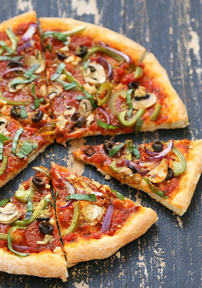 Easy Veggie Vegan Pizza