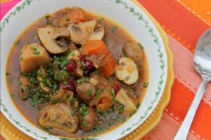 Hearty Stout and Mixed Vegetable Stew