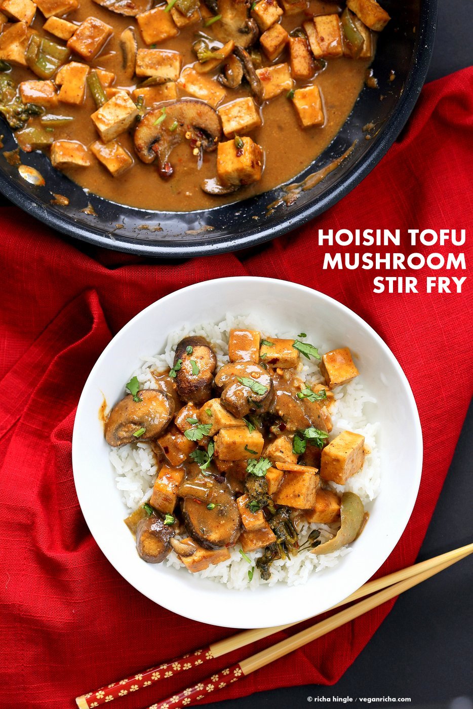 Hoisin Tofu Mushroom Stir Fry