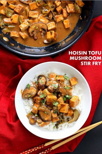 Hoisin Tofu Mushroom Stir Fry