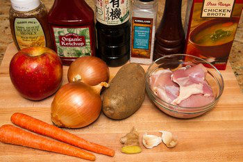 Japanese Chicken & Vegetable Curry Step 1