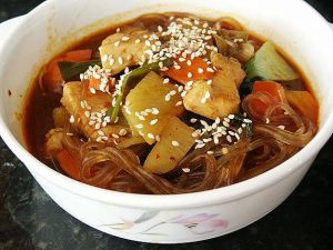 Korean Chicken Vegetable Stew (Jjim Dak)