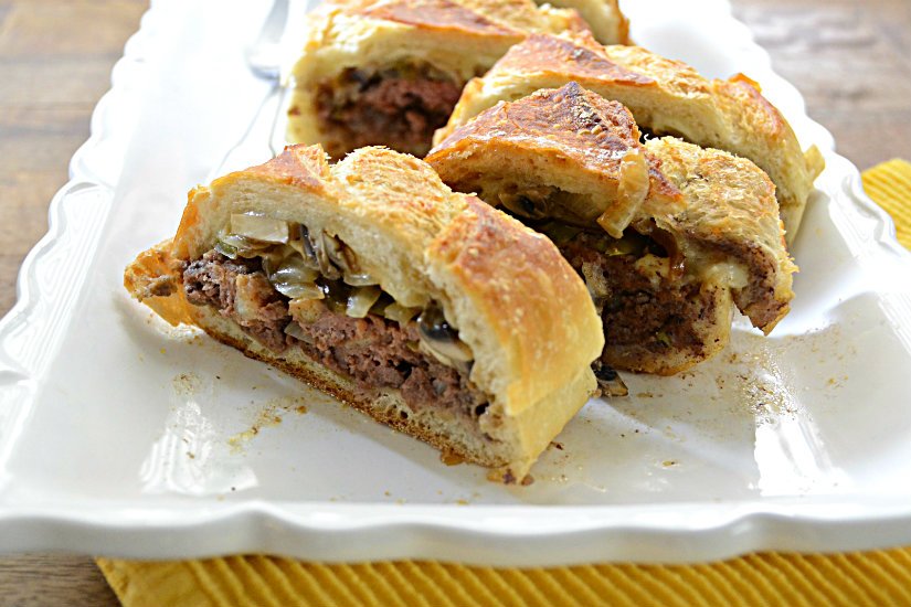 Meatloaf Stuffed French Bread