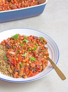 Roasted Vegetable and Chickpea Stew