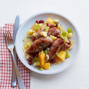 Sausage and Root Vegetable Stew