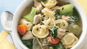Slow-Cooker Chicken and Vegetable Tortellini Stew
