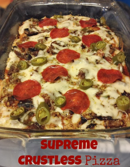 Supreme Crustless Pizza