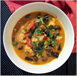 Thai Red Curry & Peanut Vegetable Stew