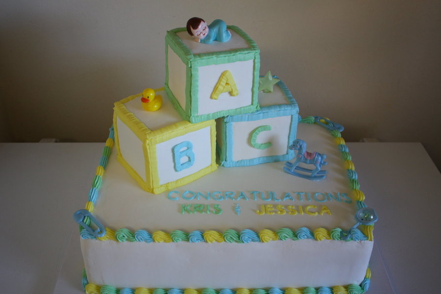 1/2 Sheet Cake
 Baby Block Cake CakeCentral