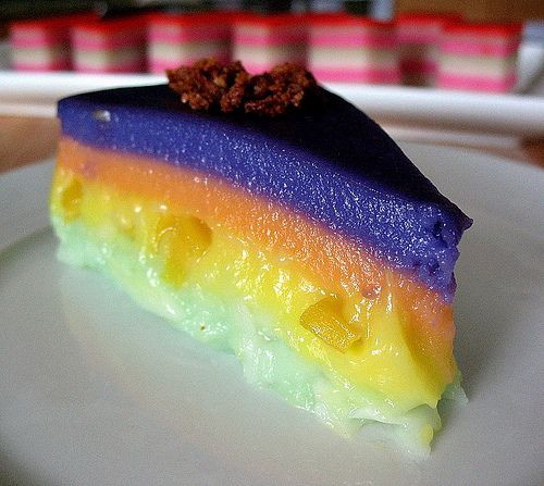 52 Filipino Desserts Recipes
 Sapin sapin Layered steamed cakes