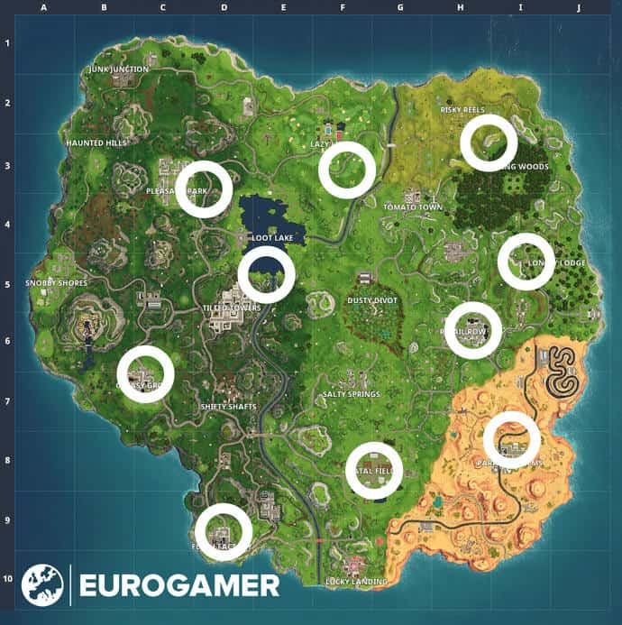 All Birthday Cake Locations
 How to beat Fortnite’s special birthday challenges
