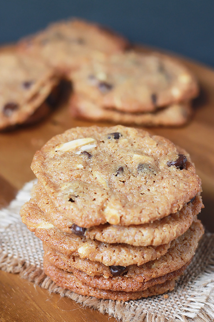 Almond Butter Chocolate Chip Cookies
 Vegan Almond Butter Chocolate Chip Cookies contributor