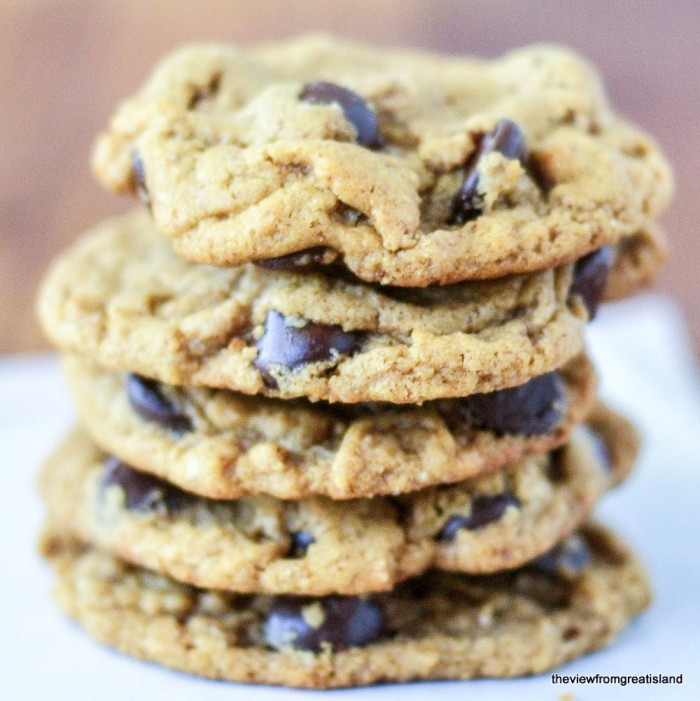 Almond Butter Chocolate Chip Cookies
 Gluten Free Almond Butter Chocolate Chip Cookies