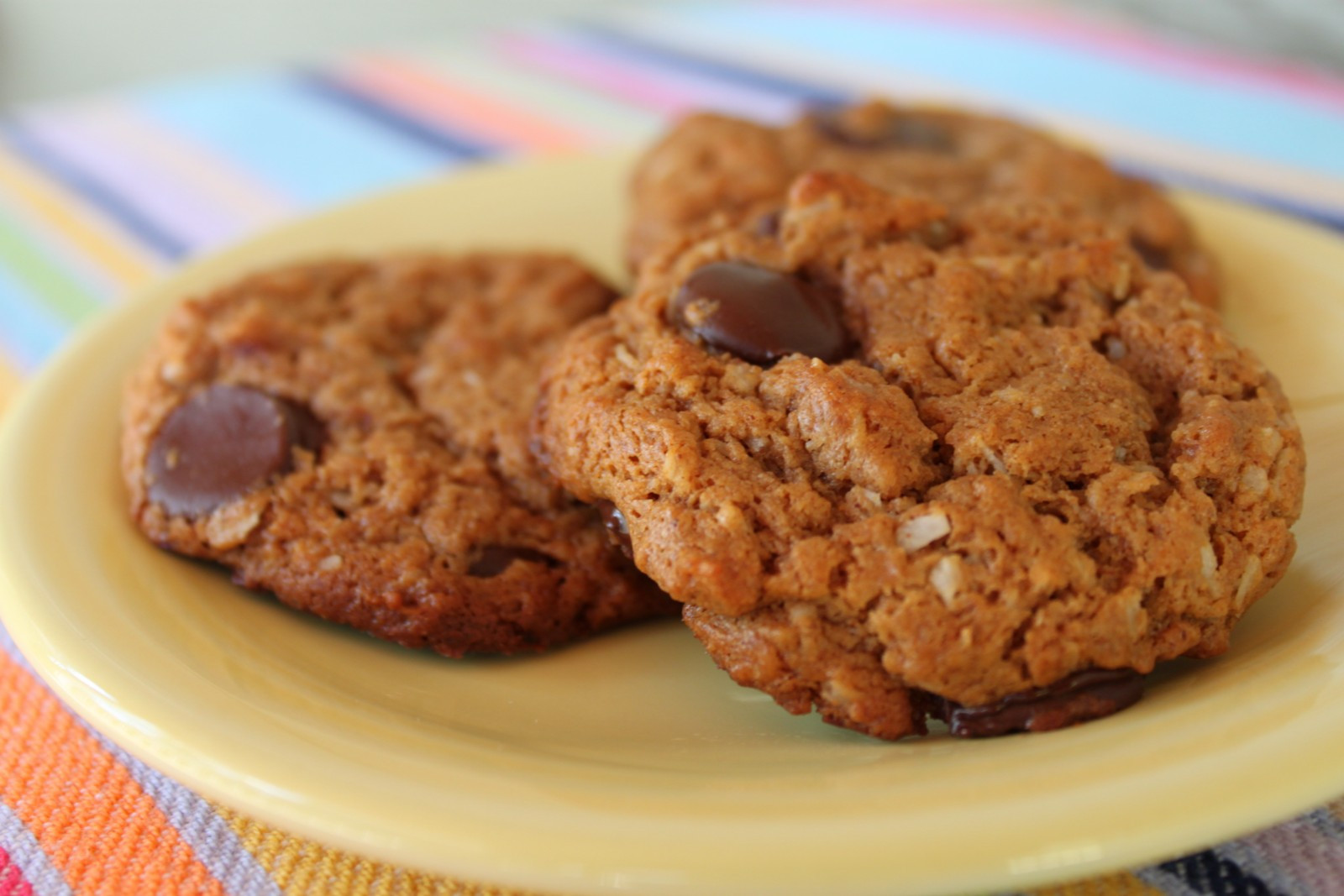 Almond Butter Chocolate Chip Cookies
 Almond Butter Dark Chocolate Chip Cookies