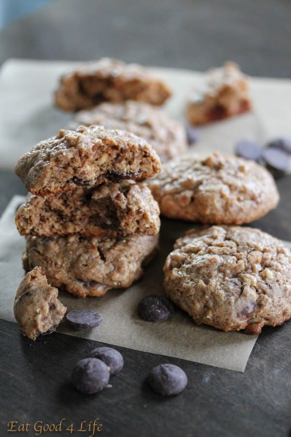 Almond Butter Chocolate Chip Cookies
 50 Healthy Holiday Cookies Primavera Kitchen