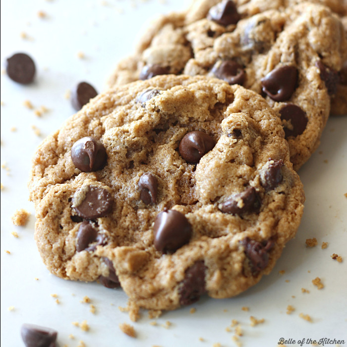 Almond Butter Chocolate Chip Cookies
 Flourless Almond Butter Chocolate Chip Cookies