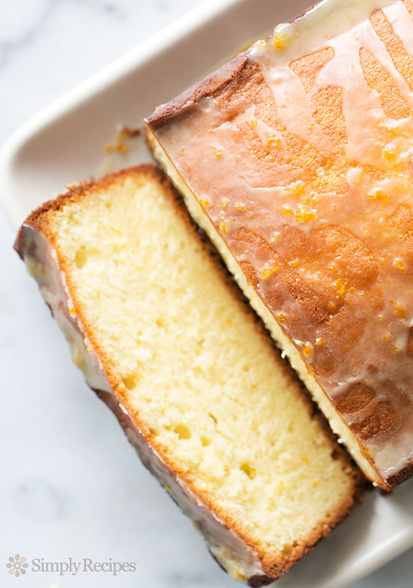 Almond Pound Cake
 Almond Pound Cake with Orange Glaze Recipe