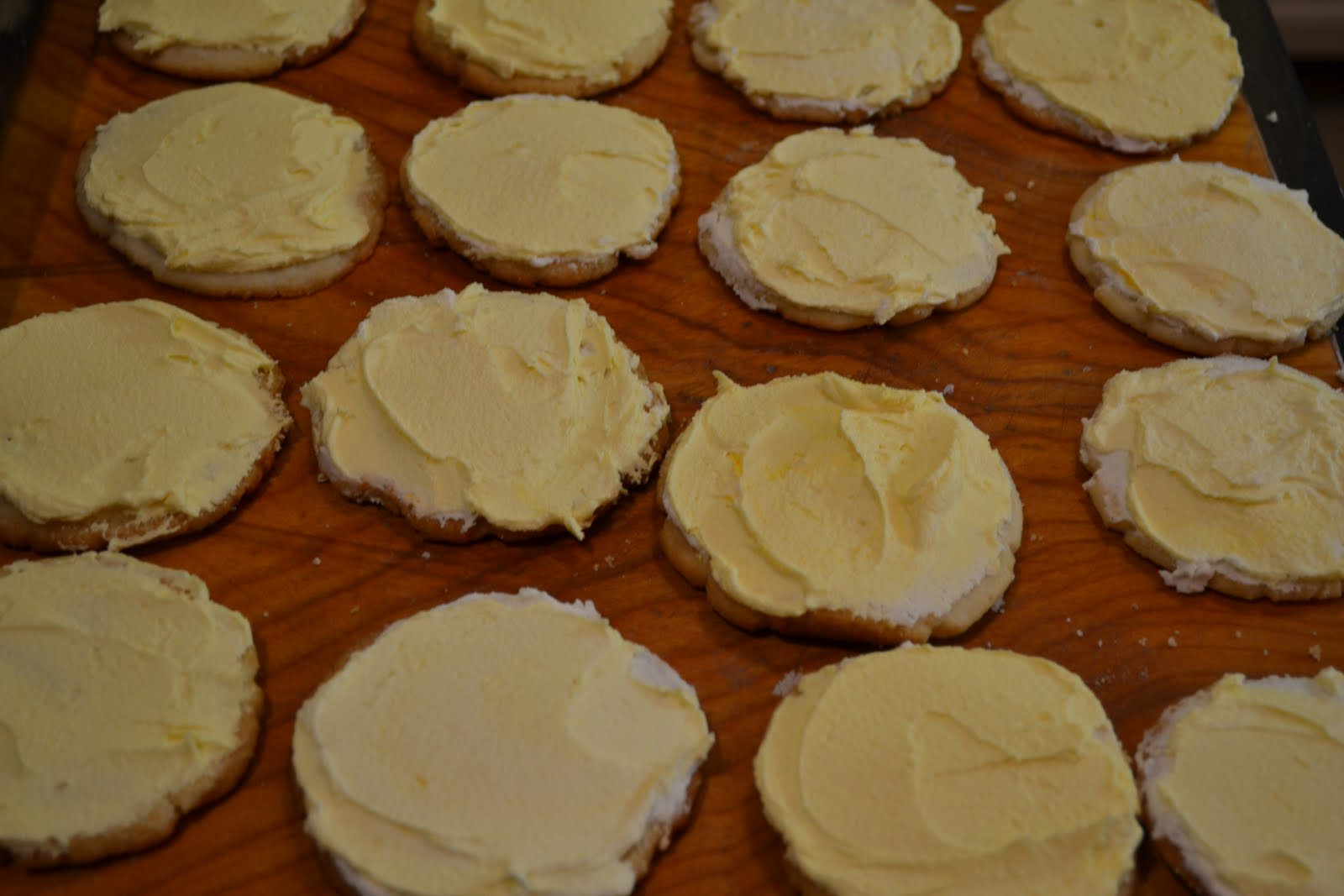 Almond Sugar Cookies
 What Katie s Baking ments White Chocolate Frosted