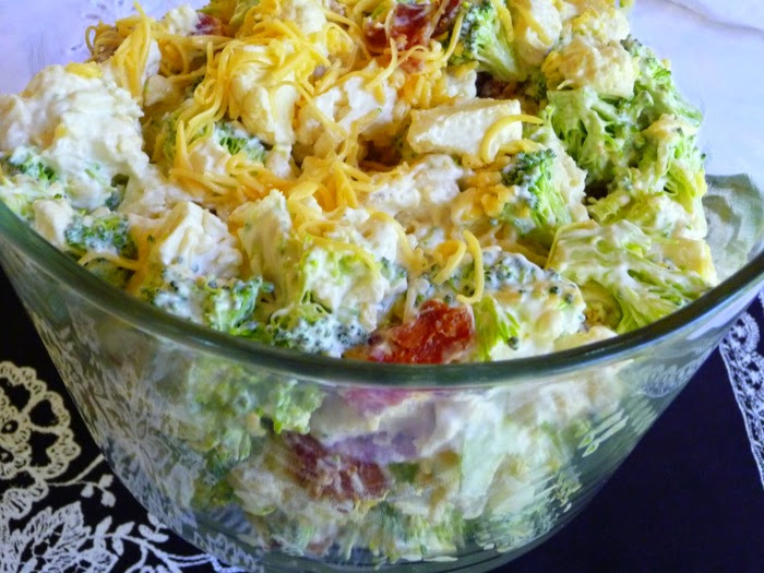 Amish Broccoli Salad
 SPLENDID LOW CARBING BY JENNIFER ELOFF AMISH BROCCOLI SALAD