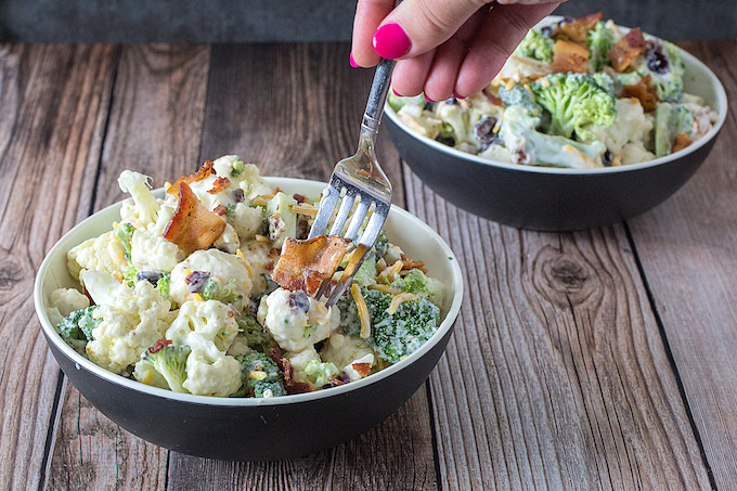 Amish Broccoli Salad
 Amish Broccoli Salad With Craisins Dishing Delish