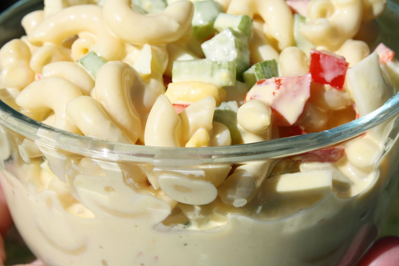 Amish Macaroni Salad
 Mormon Mavens in the Kitchen Amish Macaroni Salad