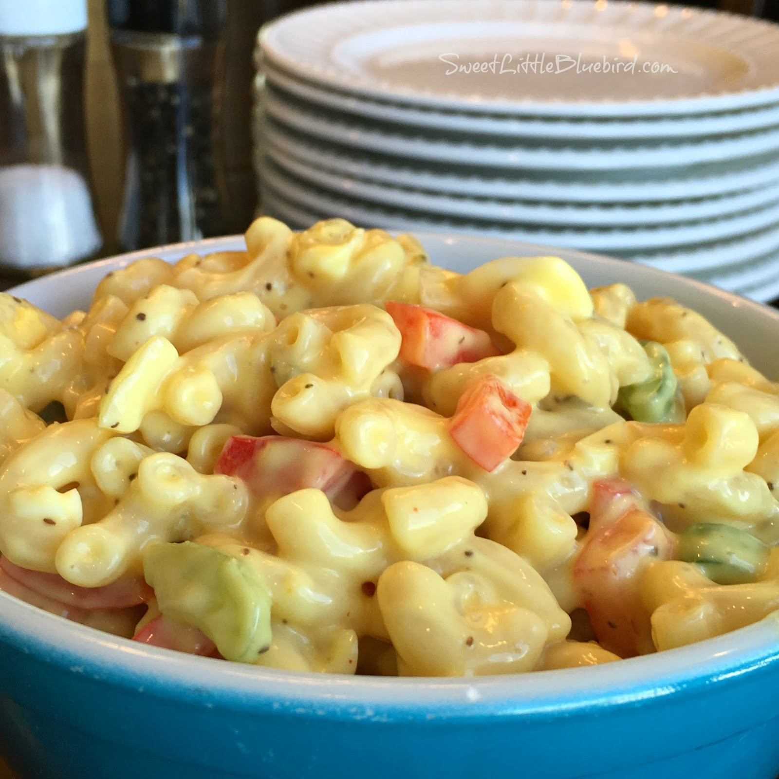 Amish Macaroni Salad
 Best Ever Amish Macaroni Salad Sweet Little Bluebird