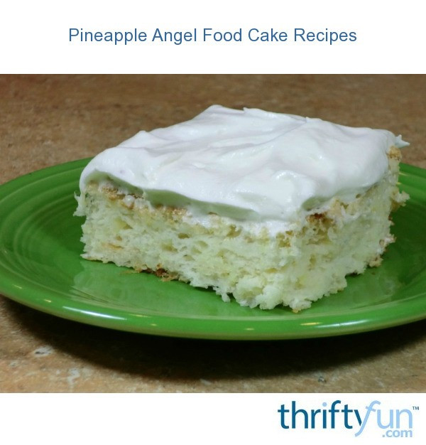 Angel Food Cake And Pineapples
 Pineapple Angel Food Cake Recipes