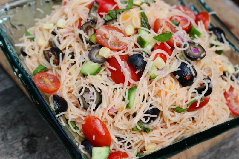 Angel Hair Pasta Salad
 Angel Hair Pasta Salad – Soul Full Sisters