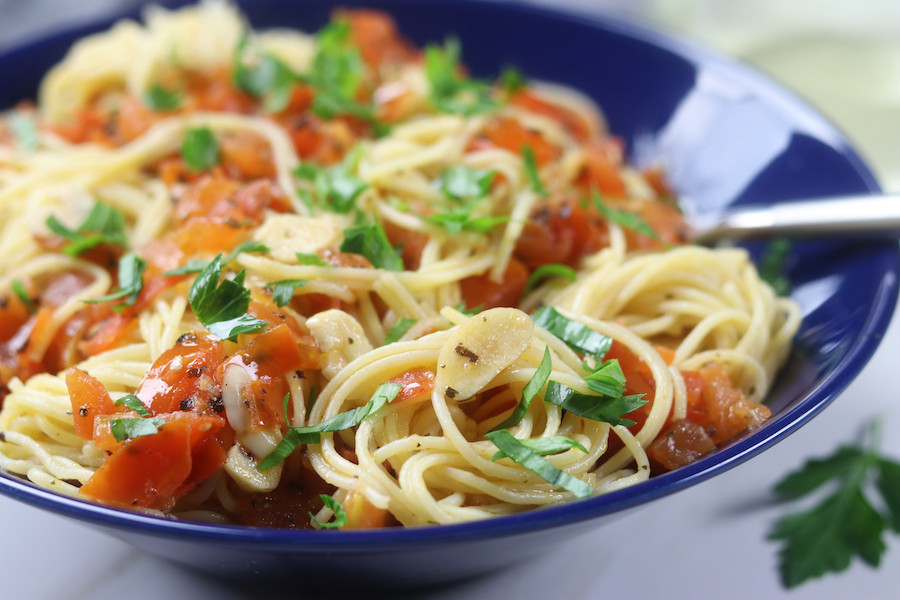 Angel Hair Pasta Salad
 Simple Angel Hair Pasta The Fed Up Foo