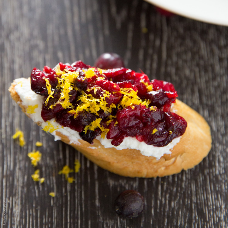 Appetizers For Thanksgiving Dinner
 Roasted Cranberry and Orange Crostini — Tastes Lovely