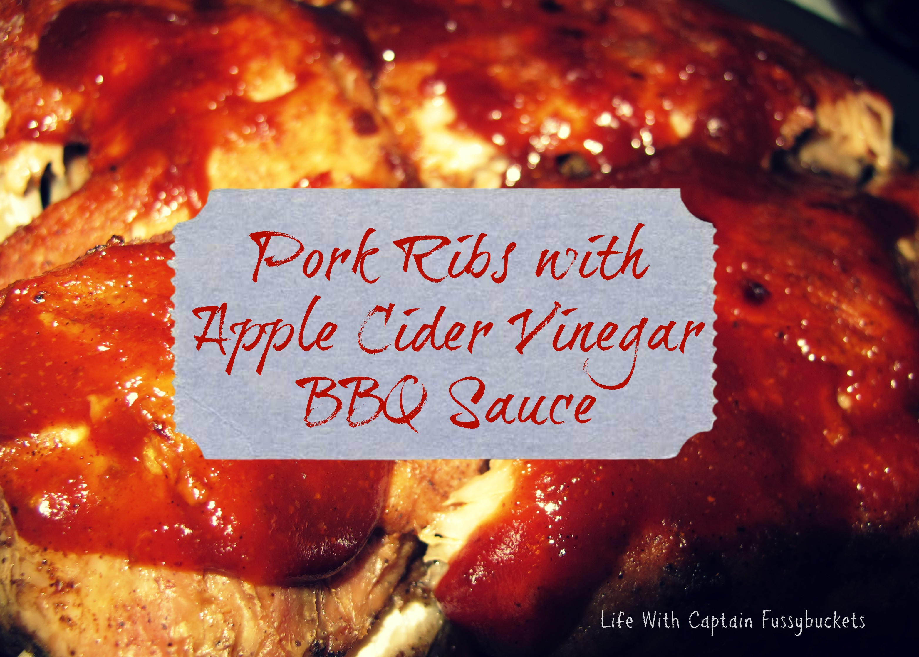 Apple Cider Vinegar Bbq Sauce
 Pork Ribs with Apple Cider Vinegar BBQ Sauce & Potato Salad