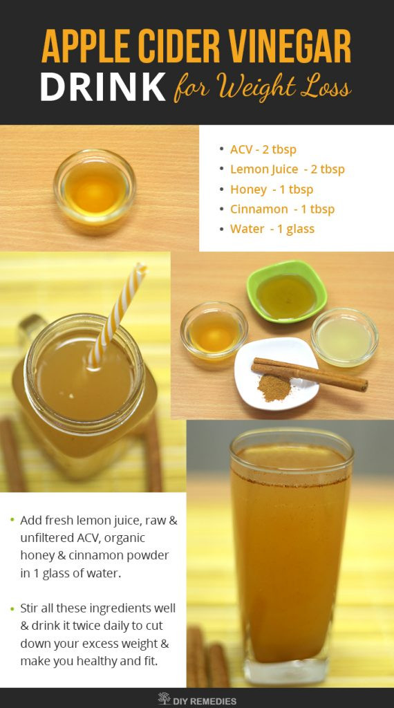 Apple Cider Vinegar Weight Loss Drink
 apple cider vinegar recipe for weight loss