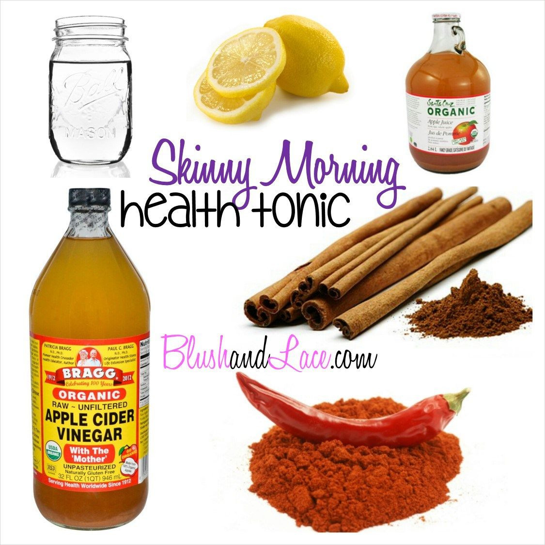 Apple Cider Vinegar Weight Loss Drink
 Skinny Morning Health Tonic drink apple cider vinegar