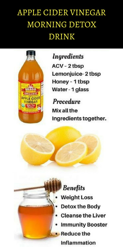 Apple Cider Vinegar Weight Loss Drink
 Apple Cider Vinegar Morning Detox Drink KEEP YOU FIT