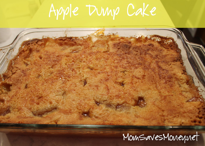 Apple Pie Filling Dump Cake
 dump cake with apple pie filling