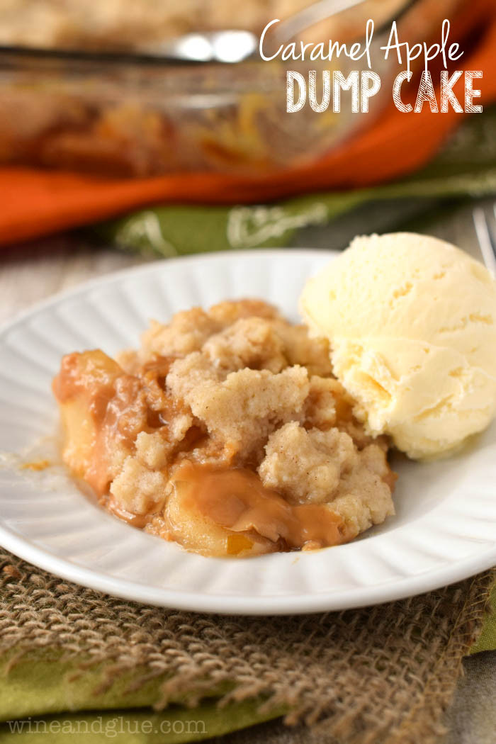 Apple Pie Filling Dump Cake
 Caramel Apple Dump Cake