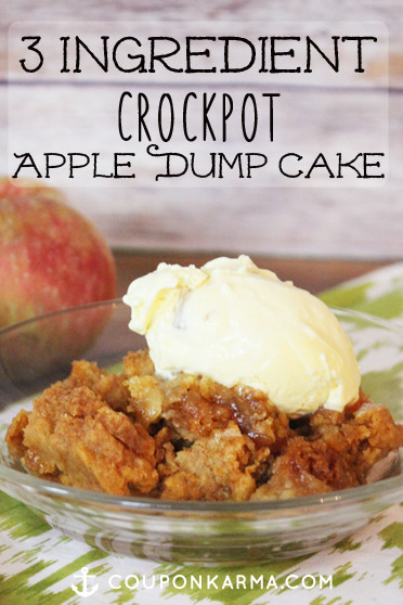 Apple Pie Filling Dump Cake
 3 Ingre nt Slow Cooker Apple Dump Cake