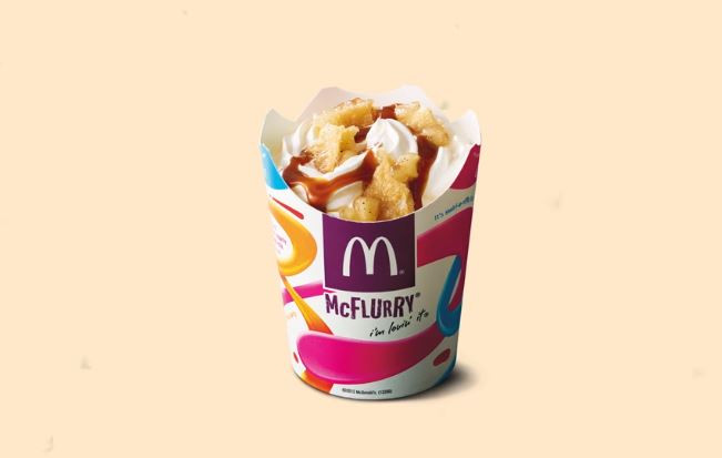 Apple Pie Mcflurry
 Perth Uber Eats customers can exclusively preview the new