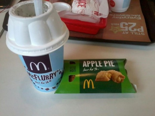 Apple Pie Mcflurry
 What Is on McDonald s Hidden Menu