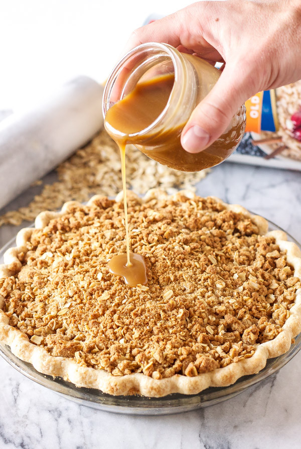 Apple Pie With Crumble Topping
 Caramel Apple Crumb Pie MyOatsCreation Recipe Runner