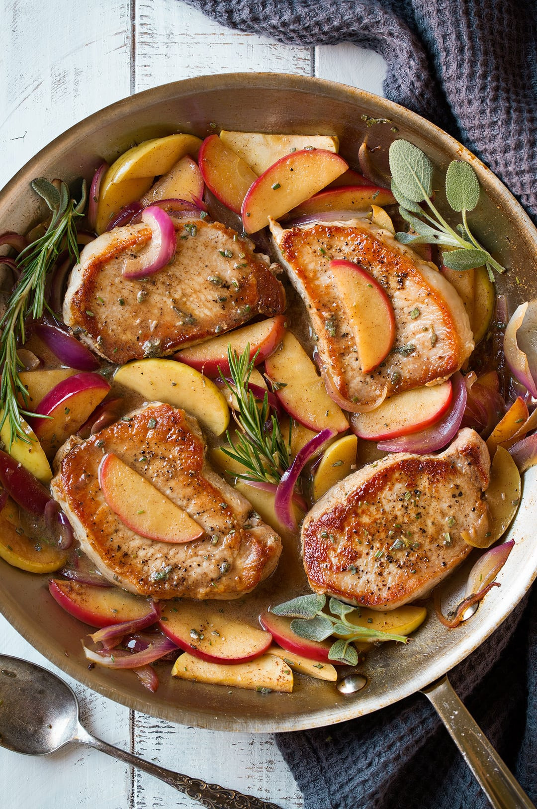 Apple Pork Chops
 Pork Chops with Apples and ions Cooking Classy