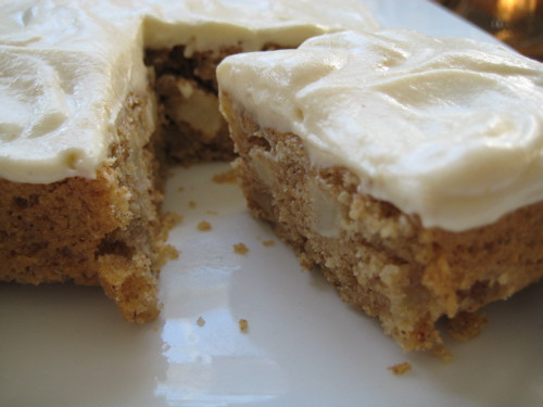 Apple Spice Cake
 Apple Spice Cake with Maple Cream Cheese Frosting