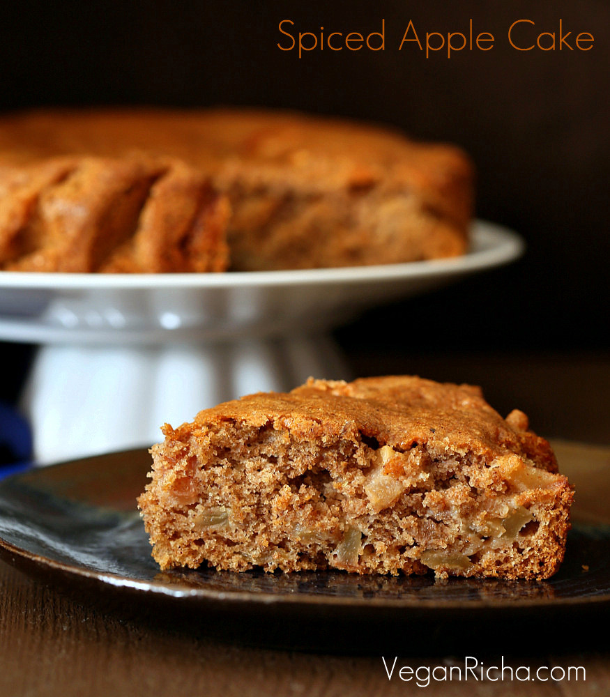 Apple Spice Cake
 Vegan Spiced Apple Cake with Salted Caramel Vegan Richa