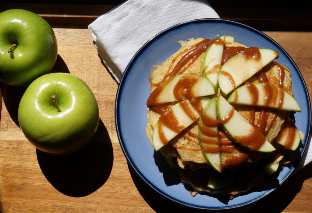 Apple Topping For Pancakes
 Pancakes with Cinnamon Apple Topping Weavers Orchard