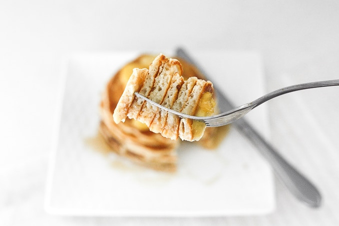 Apple Topping For Pancakes
 Applesauce Pancakes with Caramel Apple Topping